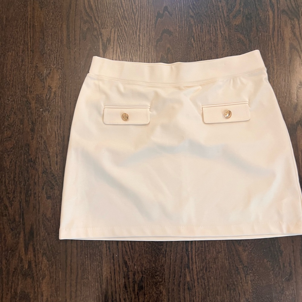 Michael by Michael Kors Cream Mini Skirt